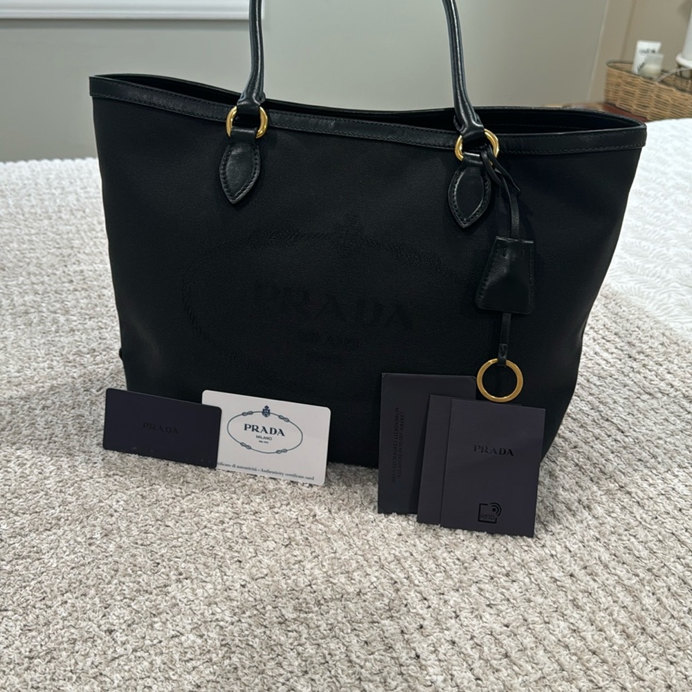 Prada Jacquard Handbag